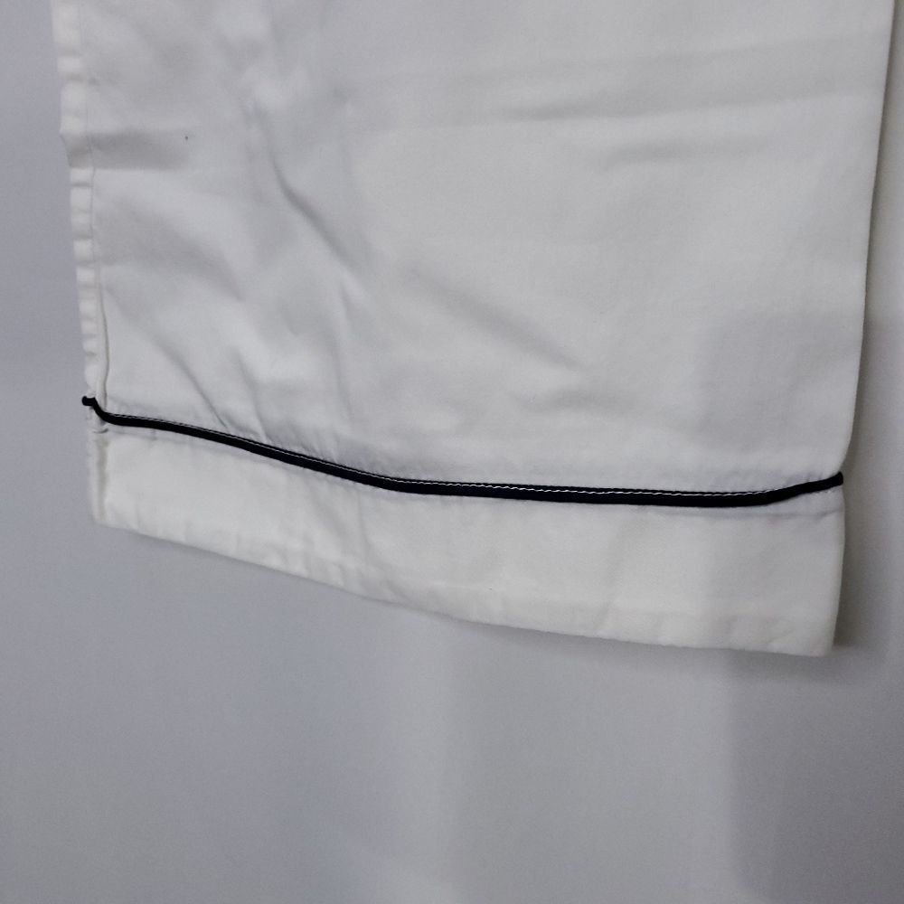 Bodas seersucker cotton pajama pant white sz Large - Picture 4 of 7